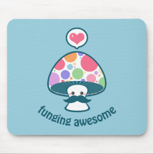 Lustiges Pilz-Pilz-Wortspiel Mousepad