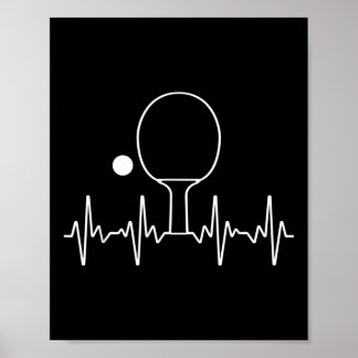 Lustiges Ping-Pong-Geschenk für Männer Frauen Tisc Poster