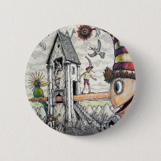 Lustiges Pinocchio Button