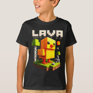 Lustiges Pixel-Huhn-Gamer-Humor-Meme  T-Shirt