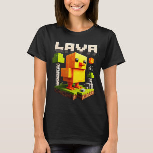 Lustiges Pixel-Huhn-Gamer-Humor-Meme  T-Shirt