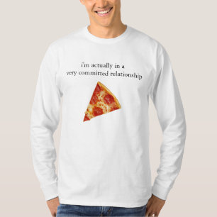 Lustiges Pizza-Verhältnis Longsleeve T-Shirt