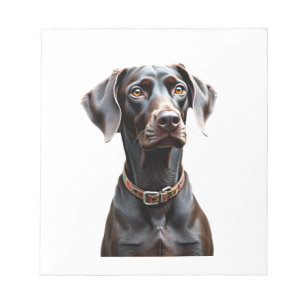 Lustiges Pointer-Shirt Pointer-Mama Papa Hunde-Lie Notizblock