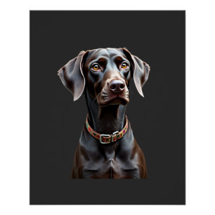 Lustiges Pointer-Shirt Pointer-Mama Papa-Hundelieb Poster