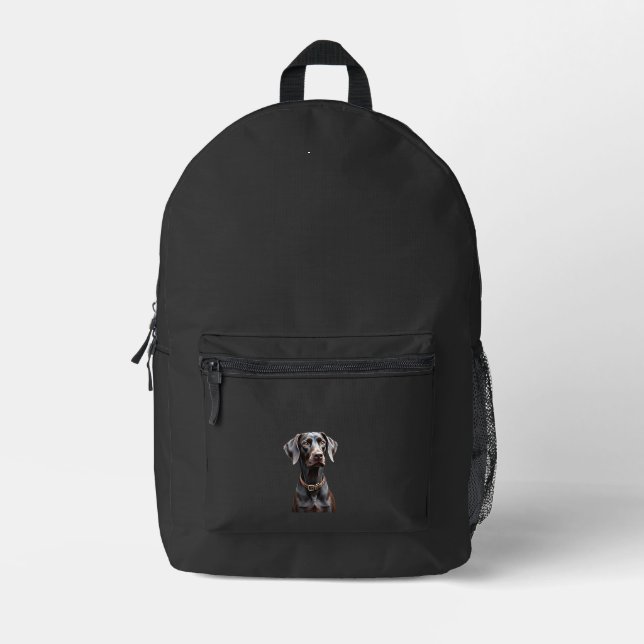Lustiges Pointer-Shirt Pointer-Mutter-Vater-Hunde- Bedruckter Rucksack (Vorderseite)