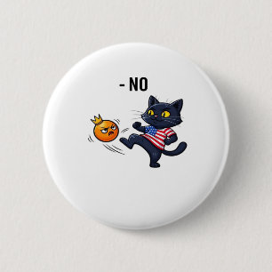 Lustiges politisches Meme ohne Katze Button