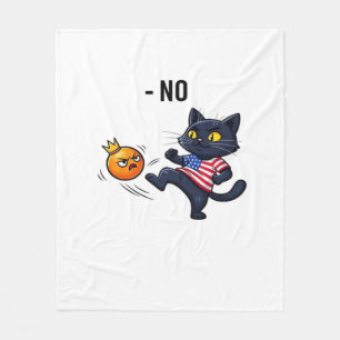 Lustiges politisches Meme ohne Katzen-Design Fleecedecke