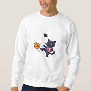 Lustiges politisches Meme ohne Katzen-Design Sweatshirt