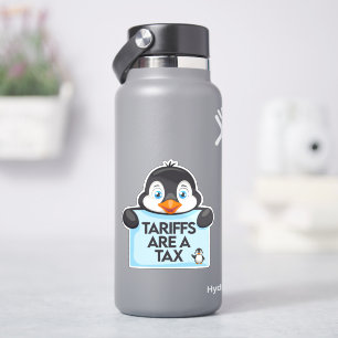 Lustiges politisches Meme-Pinguin-Zoll Aufkleber