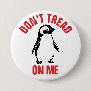 Lustiges politisches Meme-Pinguin-Zoll Button