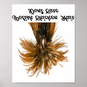 Lustiges Polnisches Hühner-Shirt - Polnisches Huhn Poster