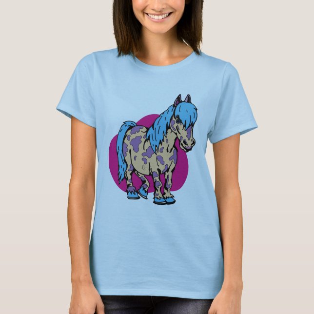 Lustiges Pony T-Shirt (Vorderseite)
