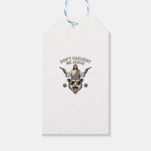 Lustiges Possum Jesus Vintage Gravur Shirt Design_ Geschenkanhänger