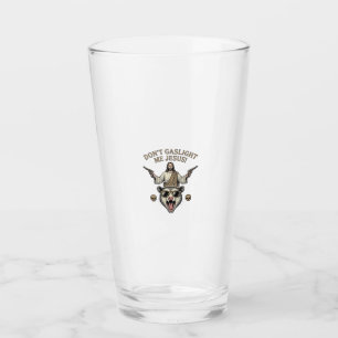 Lustiges Possum Jesus Vintage Gravur Shirt Design_ Glas