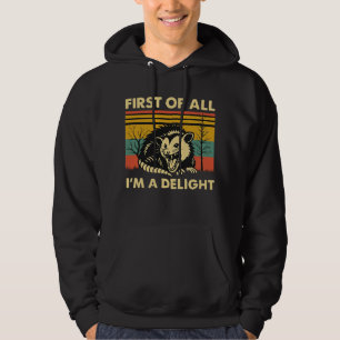 Lustiges Possum-Zitat - Zunächst einmal bin ich ei Hoodie