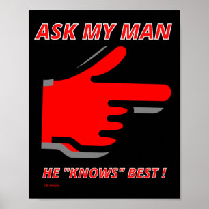 lustiges Poster "FRAG MY."