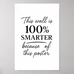 Lustiges Poster für das Wohnheimzimmer – „Diese Wa