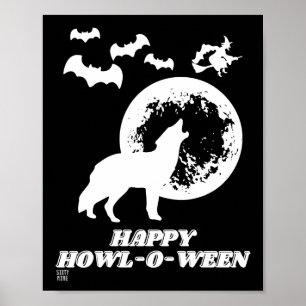 lustiges Poster "HAPPY HOWL-O-WEEN 2"