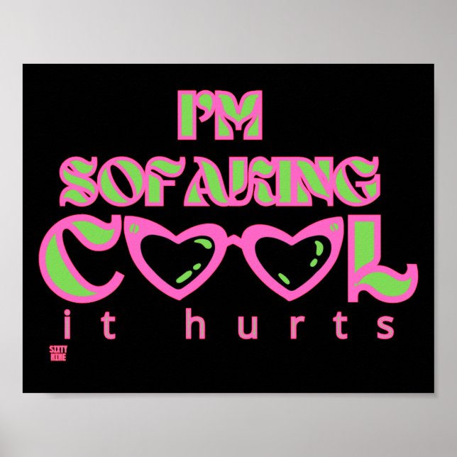 lustiges Poster "SOFAKING COOL 2" (Vorne)