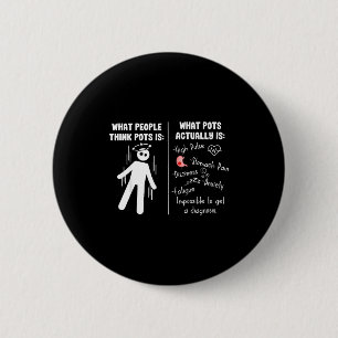 Lustiges Posturales Orthostatisches Tachykardie-Sy Button