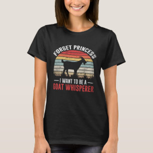 Lustiges Prinzessinnen-Ziegen-Flüsterer-T-Shirt Vi T-Shirt