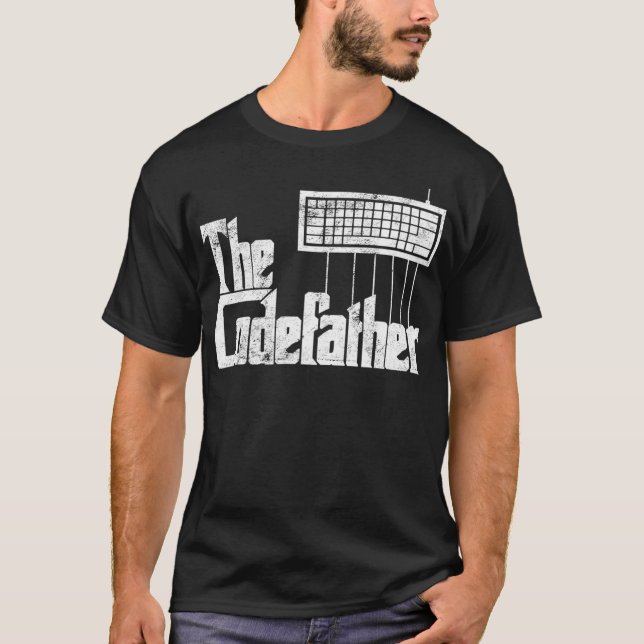 Lustiges Programmierer-Vater-Geschenk The Codefath T-Shirt (Vorderseite)