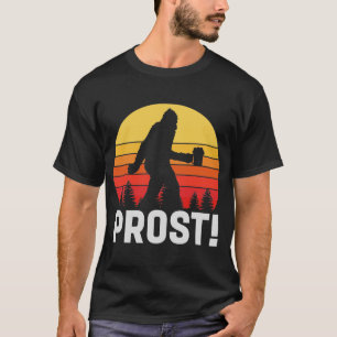 Lustiges Prost Bigfoot Craft Bier T-Shirt