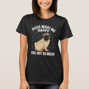 Lustiges Pug-Design für Männer Frauen Welpen Haust T-Shirt