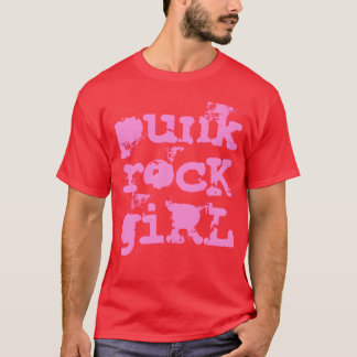 Lustiges Punk Rock Mädchen T-Shirt
