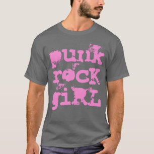 Lustiges Punk Rock Mädchen T-Shirt