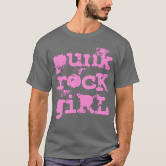 Lustiges Punk Rock Mädchen T-Shirt