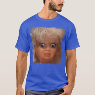 Lustiges Puppen-Gesicht-Meme Mädchen T-Shirt