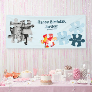 Lustiges Puzzle mit individuellem Bild Text Alles  Banner