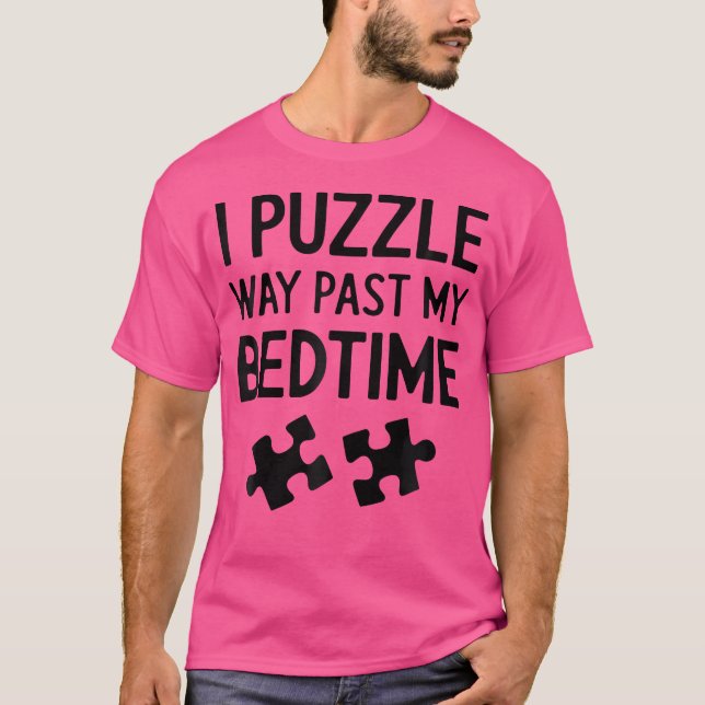 Lustiges Puzzle-Rätsel T-Shirt (Vorderseite)
