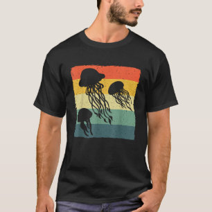Lustiges Quallen-Design für Kinder Männer Frauen V T-Shirt