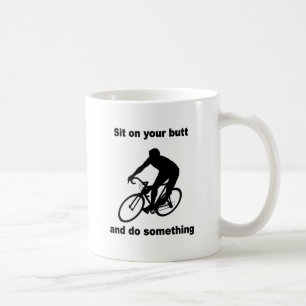 Lustiges Radfahren Kaffeetasse