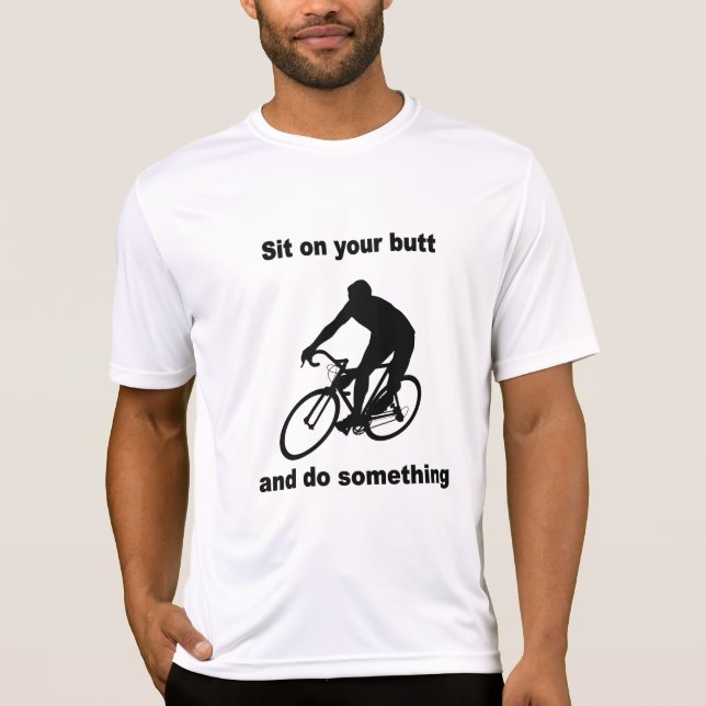 lustiges Radfahren T-Shirt (Vorderseite)