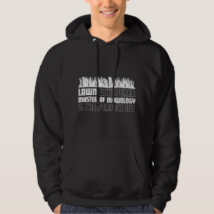 Lustiges Rasenmähen . Garten Rasenmäher Gartenarbe Hoodie