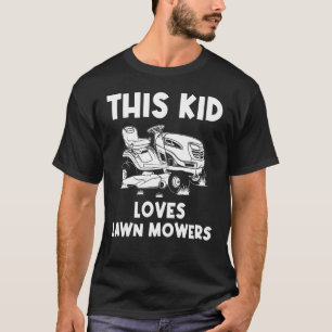 Lustiges Rasenschnitt-Geschenk für Kinder Rasenmäh T-Shirt