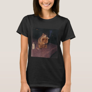 Lustiges rauchendes Waldmurmeltier Zigarre Gen Z R T-Shirt
