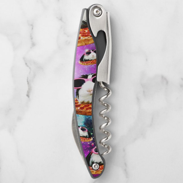 Lustiges Raummeerschweinchen Kellnermesser (Rückseite)