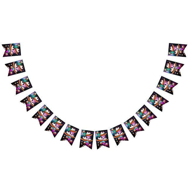 Lustiges Raummeerschweinchen Wimpelkette (Alle)