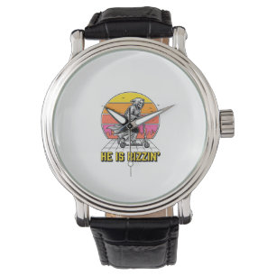 Lustiges Reaper Scooter Vintage Sonnenuntergang Sh Armbanduhr