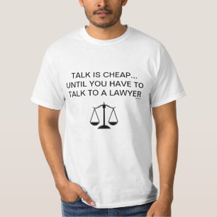 Lustiges Rechtsanwalt-T-Shirt T-Shirt