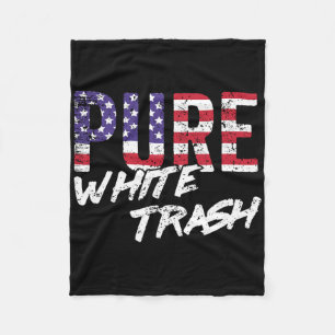 Lustiges Redneck-Shirt Fleecedecke