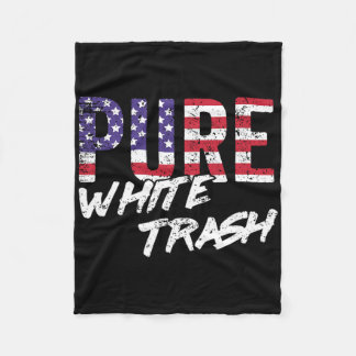 Lustiges Redneck-Shirt Fleecedecke