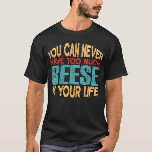 Lustiges Reese Personalisiertes T-Shirt Erster Nam