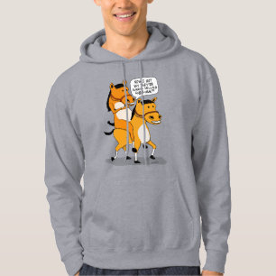 Lustiges Reiten-Pferd Hoodie