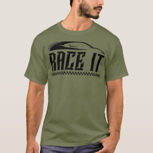 Lustiges Rennstrecken-Autorennen Dirt Track Rennau T-Shirt
