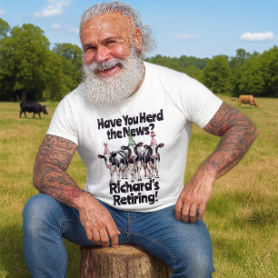 Lustiges Renten-Kuh-Thema Haben Sie Herde T-Shirt